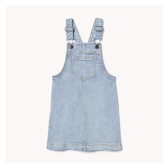 Kid Girls' Denim Pinafore